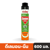 Baygon | ไบกอน สเปรย์กำจัดยุง มด แมลงสาบ กลิ่นดี-เลมอนนีน 600 มล.