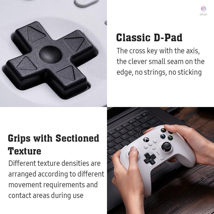 microsoft-ราคาถูกสุด-จอยเกมไมโครซอฟท์-8bitdo-orion-xbox-series-สีชมพู-สําหรับเกม-pc