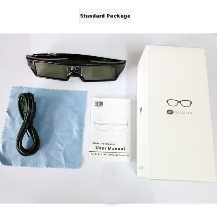 2pcs-3d-active-shutter-glasses-dlp-link-3d-glasses-for-xgimi-z4xh1z5-optoma-sharp-lg-acer-h5360-jmgo-benq-w1070-projectors