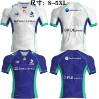 2022 Fiji Drua playing football clothes short-sleeved clothing in sports training male Fiji Rugby Jersey