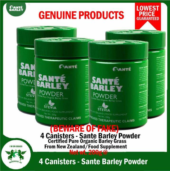 Sante Barley, Barley Grass, Sante Barley Powder, in Canister, from New
