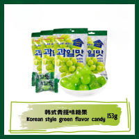 zeruwin 153G ลูกอมรสชาเขียวเกาหลี Qingwang Glucose Candy Green Glucose Hard Candy อาหารจีนพร้อมรับประทาน