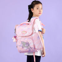 Girls Space Schoolbag Large Capacity Full Open One Piece Lightening Elementary School Backpack 8-12 Years Backpack Pencil Case