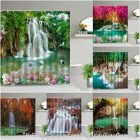 【hot】✈  Landscape Birds Shower Curtains Scenery Curtain Polyester