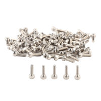 100pcs M3 สแตนเลส SS304 สกรูหัวจม Hex Socket Cap สกรูน๊อต Fastener Supply