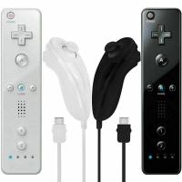 【CW】2 In1 Built In Motion Plus เกมแพดไร้สายควบคุมระยะไกลสำหรับ Nin Tend Wii U Remote Controle แป้นจอยสติ๊กสำหรับ Wii Wii U สินค้าสปอต สินค้าสปอต