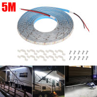 Universal 5M รถ LED Strip Light 120Led ภายในรถภายนอก Underbody Light Strip 12V กันน้ำแสงสีขาวสำหรับรถ RV Camper