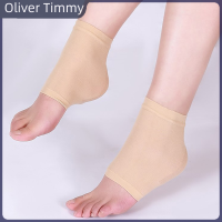 Oliver Timmy ถุงเท้าส้นเจลให้ความชุ่มชื้น2ชิ้น,ถุงเท้าสปาสำหรับดูแลเท้าเจลส้นเท้าถุงเท้าแห้งแตกแห้งเท้าเจลบำรุงผิวเจลส้นเท้าซ่อมเครื่องมือถุงเท้า