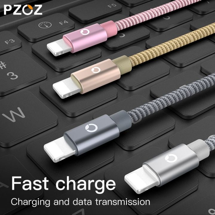 pzoz-for-iphone-cable-13-12-pro-mini-xs-max-xr-8-7se-ipad-mini-air-fast-charging-mobile-phone-charger-cord-data-quick-usb-cables