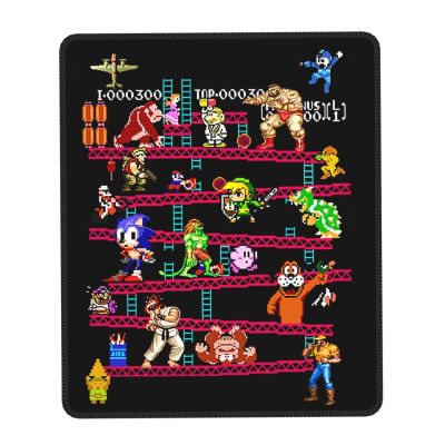 Arcade Game Collage FC Console Mouse Pad Waterproof Gamer Mousepad Non Slip Rubber Classic Video Game Gift Office Laptop Mat