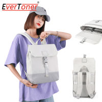 EverToner กระเป๋านักเรียนผู้ชายแฟชั่นผู้หญิงกระเป๋าเป้โน้ตบุ้คกันน้ำสำหรับ13.3เป้สะพายหลังแล็ปท็อป15.6นิ้ว14นิ้ว