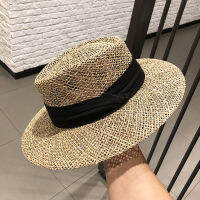 Designer ยี่ห้อ Straw ided Flat Top หมวกแฟชั่นเด็ก LeisureTravel วันหยุด Hollowed Out Sun Visor หมวกหมวกแจ๊สฟรี Mail