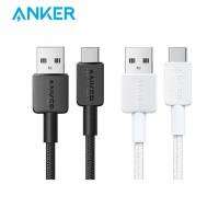 Anker 322 USB A-To USB C ชาร์จไฟรวดเร็ว15W Data Tansfer Braid สำหรับ Huawei Xiaomi Samsung Oneplus Vivo OPPO Realme
