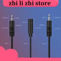 zhilizhi Store 5pcs 2pin 2.5mm 3.5mm Mono Audio Male Female Connector Cable 2 Wire Plug Extension Wire DIY Repairs Cable Charger 25cm