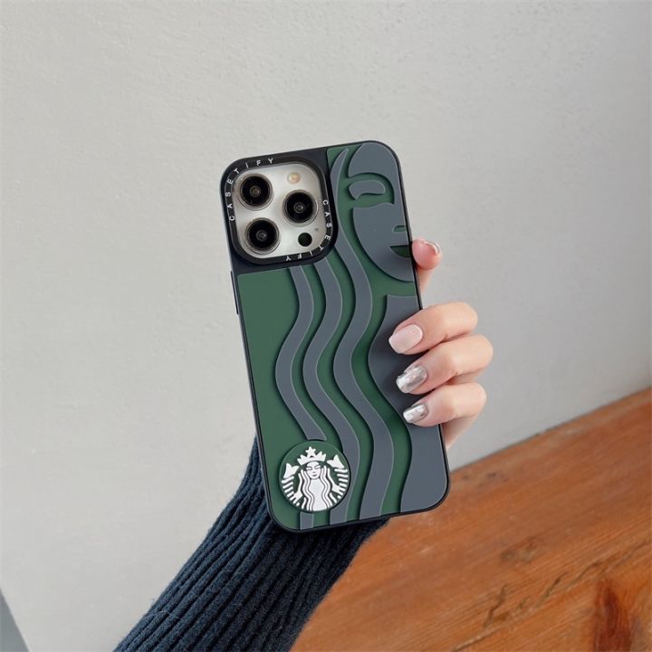 casetifg-เคสโทรศัพท์มือถือ-ซิลิโคนนิ่ม-tpu-กันกระแทก-ลายแบรนด์กาแฟดาว-3d-คุณภาพสูง-แฟชั่น-สําหรับ-iphone-11-12-13-14-pro-max-14-plus-x-xs-max-xr