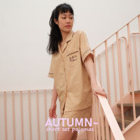 Bellofellow - Autumn short set sleepwear ชุดนอนแขนสั้นขาสั้น