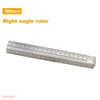 เฟื่องฟู180-400มม. ไม้บรรทัดสำหรับงานไม้ไม้บรรทัดชนิด T-Type Hole Scribing Ruler Crossed-Out เครื่องวัดทำเครื่องหมายวาดเส้นเครื่องมือวัด DIY