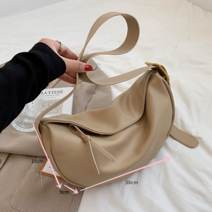 กระเป๋าถือผู้หญิงเทรนด์2022ความจุขนาดใหญ่เรียบง่าย-กระเป๋าสะพายไหล่แฟชั่นใหม่อเนกประสงค์ฤดูร้อน