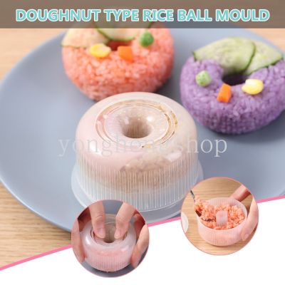 Donut Shape Onigiri Form Plastic Non-stick Sushi Maker DIY Easy Rice Ball Press Mold Seaweed Making Kit Kitchen Tool