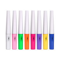 Waterproof Long-lasting Glow Eye Liner Eyeshadow Set Eye Makeup Kit Fluorescent Eye Face Body Paint Colorful Liquid Eyeliner Set