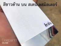 BeePaint สีพ่นสแตนเลส Matt White ขาวด้าน พ่นได้เลยไม่ต้องรองพื้น ไม่ลอก ไม่ร่อน 100%