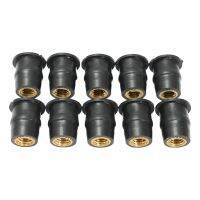 ﺴ▪ 10Pcs M5 Vibration Damper Panel Mounting Replacement Windshield Bolts