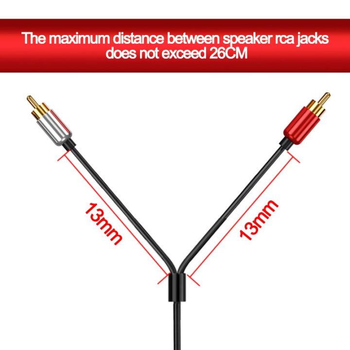 ขายดี2rca-ถึง3-5มม-สายช่องรับสัญญาณเสียงแจ็ค3-5มม-ไปยังตัวแยกอะแดปเตอร์ตัวผู้สำหรับ2rca-ดีวีดีเครื่องขยายเสียงทีวีพีซีสายลำโพงสายเคเบิล-rca