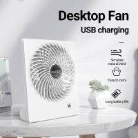 【Ready】Mini Fan Silent Gentle Wind Portable Fashion 3-Speed Wind Desk พัดลมระบายความร้อนสำหรับหอพัก