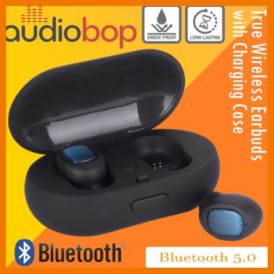 HOT!!ลดราคา ชุดหูฟังเอียบัดไร้สายพร้อมเคสชาร์จของแท้จาก Audiobop True Wireless Earbuds with Charging Case รุ่น OD-BT006 ##ที่ชาร์จ แท็บเล็ต ไร้สาย เสียง หูฟัง เคส Airpodss ลำโพง Wireless Bluetooth โทรศัพท์ USB ปลั๊ก เมาท์ HDMI สายคอมพิวเตอร์