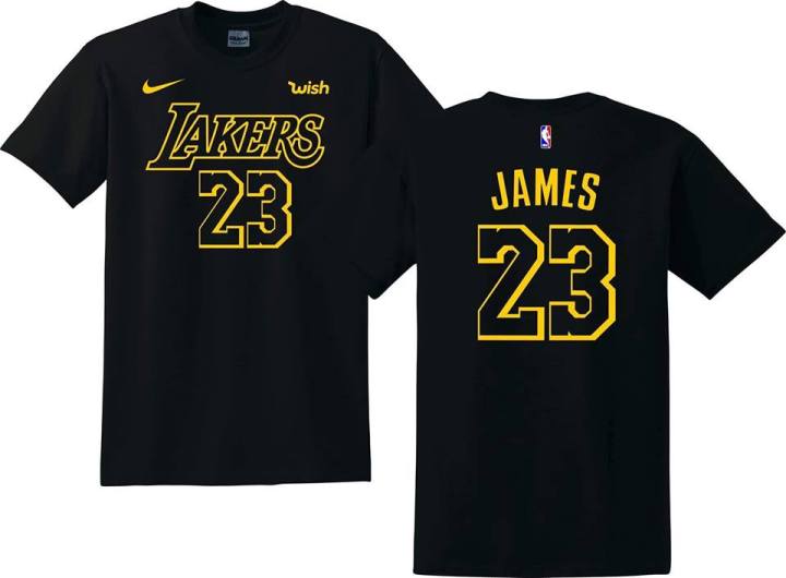 Lebron Lakers black & white Men's T-Shirt