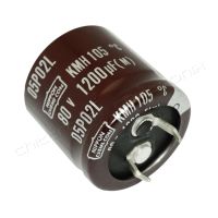 C 1200uF 80V 105°C Capacitor คาปาซิเตอร์ ยี่ห้อ NIPPON CHEMI-CON ✵ Chittronix ✵