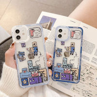 AKABEILA Funny Cartoon Lens Protection Case for IPhone 13 12 11 Pro Max X Xr Xs Max 7 8 Plus Se 2020 12 Pro Max 12 Pro Covers Phone Cases Shockpfoor