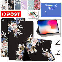 ยืนเคสสำหรับ Samsung Galaxy Tab A A7 Lite 8.0 "10.1" 10.4 "8.7" 10.5 "SM-T290 T510 T590 T500 T509 X200 X207 2021 2022เด็กแท็บเล็ตพับบางหนังสือหนังกันกระแทกสดผ้าคลุม