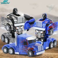 RCTOWN One-Step Transform Car Robot Vehicle Modeling Action Figures Toy For Kids Boys