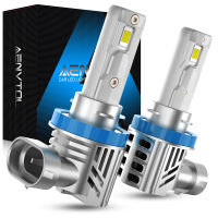 Aenvtol 2x CANbus H4 9003 HB2 Turbo LED ไฟหน้า H8 H9 9006 HB3 HB4 9005 H7 LED รถไฟต่ำสูงสีขาว6000K 20000LM