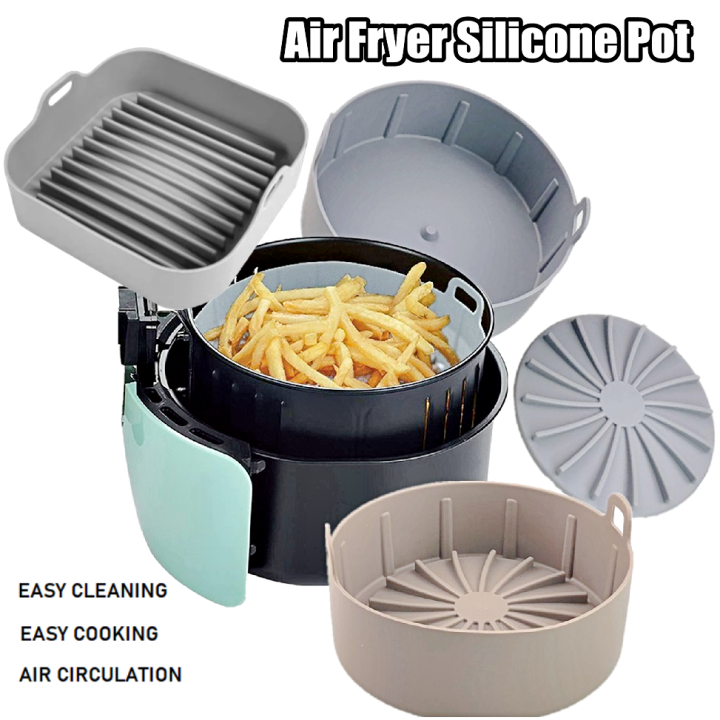 Pizza Plate Reusable Cooking Air Fryer Accessories For Microwave