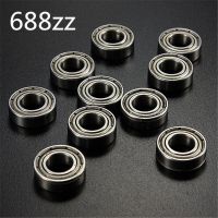 ✹☈● 688ZZ Bearing 10PCS/Set 8x16x5 mm/10x19x5mm Miniature 688Z Mini Ball Bearings 618/8ZZ Parts Deep Groove Flanged Pulley Wheel