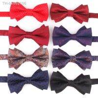 ● Wedding Bowtie Casual Bow tie For Men Women Adult Bow Ties Cravats Male Paisley Bow knot For Party Wedding Black Bowties