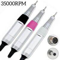 35000RPM Aluminum Alloy Nail Drill Handle Handpiece Upgraded General Motor Automatic Voltage Adaptation Drill Handle Acc