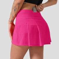 Womens Tennis Skorts Summer High Waist 2 In 1 Yoga Dancing Athletic Running Volleyball Golf Badminton Pleated Mini Skirts