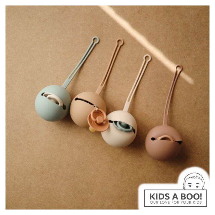 Mushie Pacifier Case (กล่องใส่จุกนมหลอก) Lazada.co.th