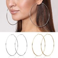 【YP】 3-10cm Small Big Hoop Earrings Statement Ear Fashion Jewelry Nightclub 2020