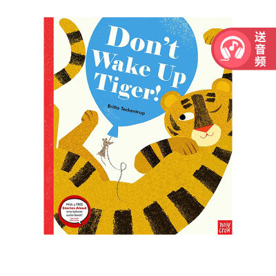 Original English don t Wake Up Tiger! Emotional intelligence training childrens Enlightenment picture book picture story book nosy crow stories aloud gift audio