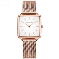 ✙❏☇ Japan Movement Drop Shipping Women Rose Gold Simple Fashion Casual Brand Wristwatch Luxury Lady Square Watches Relogio Feminino