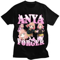 Japanese Anime Spy X Family Anya Forger Graphics Print T Shirt Mens Cotton Tshirts Gildan Spot 100% Cotton