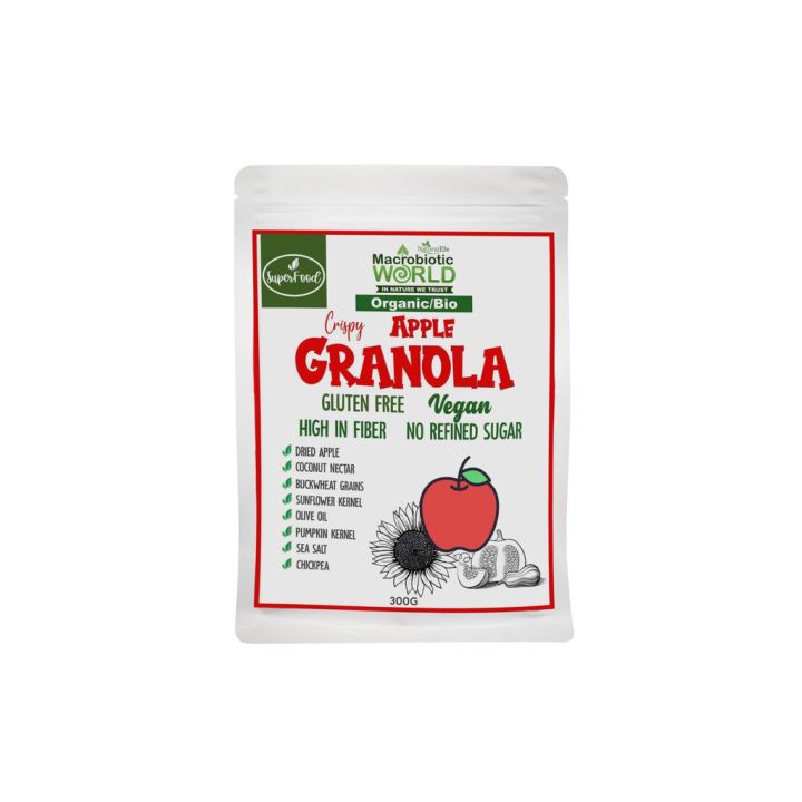 premium-organic-crispy-apple-granola-คริสปี้-แอปเปิ้ล-กราโนล่า-300g
