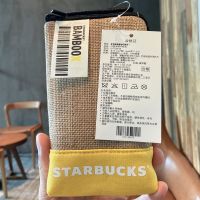 Starbuck กระเป๋าโทรศัพท์มือถือใส่เหรียญผ้าลินิน DuPont การป้องกันทางสิ่งแวดล้อมฤดูร้อนแบบพกพาสามารถส่งข้อความได้