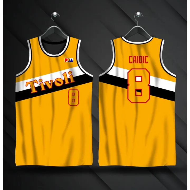 PBA RETRO JERSEY | TIVOLI ALLAN CAIDIC #8 | FULL SUBLIMATION | Lazada PH