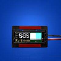 ❃⊕∏ Digital tube time temperature switch K3012A bathroom mirror 2 color light color temperature plus defogging sensor switch