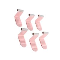 【cw】 6 Pieces Bed Sheet Holder Needle-free Quilt Clip Fasteners Fixed Buckle Clasp for Dormitory Hotel